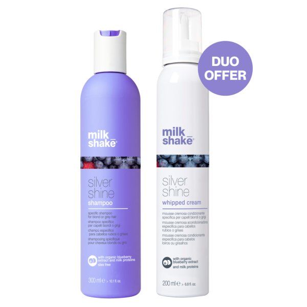 milk_shake silver shine shampoo and whipped cream duo